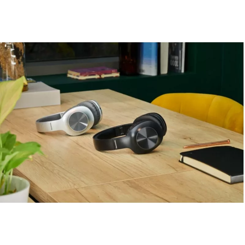 Panasonic RB-HX220BDES belaidės antausės ausinės, Bluetooth, mikrofonas, XBS, sidabrinės