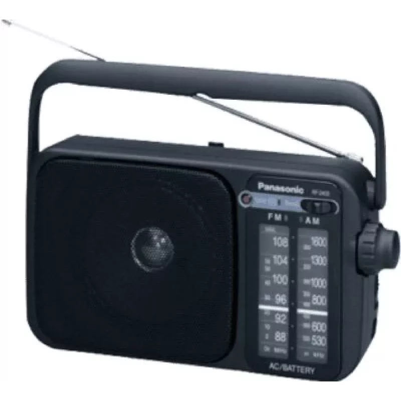 Panasonic RF-2400DEG-K nešiojamas analoginis AM/FM radijas - juodas
