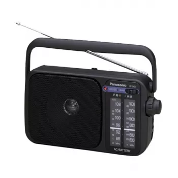 Panasonic RF-2400DEG-K nešiojamas analoginis AM/FM radijas - juodas