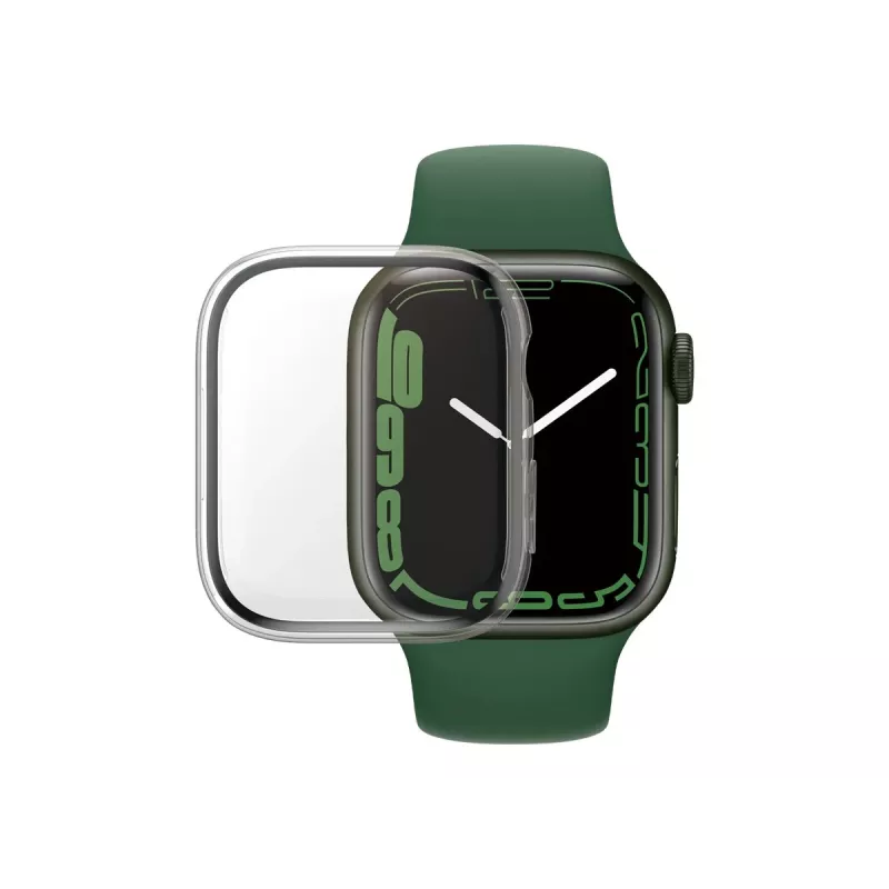 PanzerGlass Full Body Protector, skirtas Apple Watch Series 7/8/9 41mm – permatomas 9H grūdintas stiklas