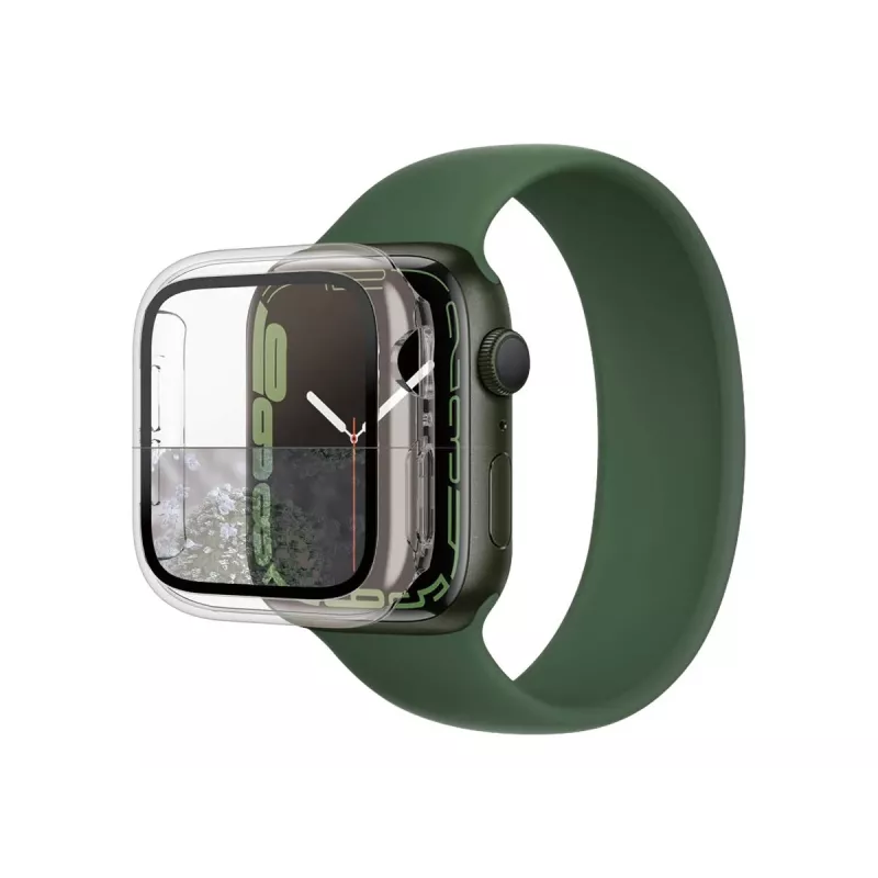 PanzerGlass Full Body Protector, skirtas Apple Watch Series 7/8/9 41mm – permatomas 9H grūdintas stiklas