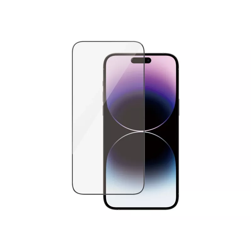PanzerGlass Ultra-Wide Fit apsauginis stiklas, skirtas Apple iPhone 14 Pro Max (6,7 colio) – grūdintas stiklas, antibakterinis, 9H, su Easy Aligner įrankiu