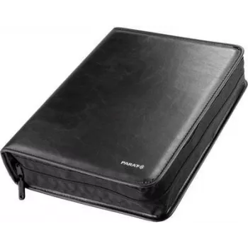 PARAT CLASSIC įrankių lagaminas 5650040061, juodas iš dirbtinės odos su aliuminio rėmu, 2 įrankių lentos, 20 kg apkrova