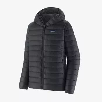 Patagonia vyriška pūkinė striukė su gobtuvu Down Sweater Hoody, juoda, L