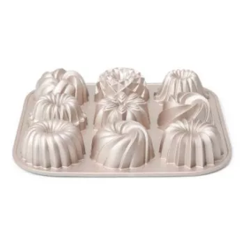 Patisse PAT-04521 Mini Bundt kepimo formų rinkinys, 6 vnt., juodos spalvos | Kur.lt
