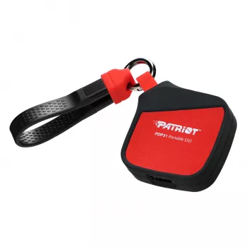 Patriot PDP31 2TB USB 3.2 Gen 2 Type-C nešiojamasis SSD - juodas/raudonas