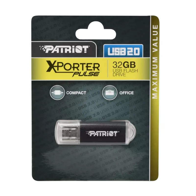 Patriot Xporter 32GB USB 2.0 atmintukas - juodas