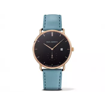 PAUL HEWITT Grand Atlantic Line Vyriškas Laikrodis PHTGAGB23M 42mm Juodas Nerūdijančio Plieno Tinklelis