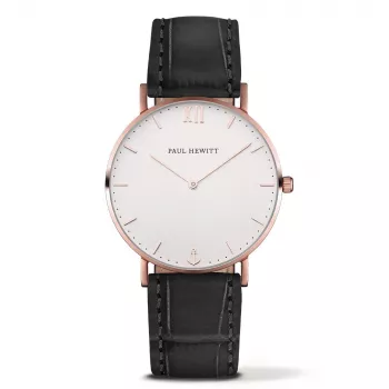 PAUL HEWITT Unisex Laikrodis Sailor Line PH-SA-RSTW15M 39mm Rožinis Auksas Nerūdijančio Plieno Tinklelis