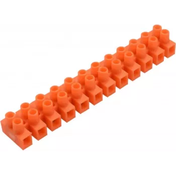 PAWBOL E.4031P 12 polių varžtinis gnybtų blokas 2,5 mm² 450 V 24 A permatomas poliamidas
