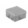 PAWBOL S-BOX 106 halogenų neturinti IP65 jungčių dėžutė 100x100x50 mm pilka