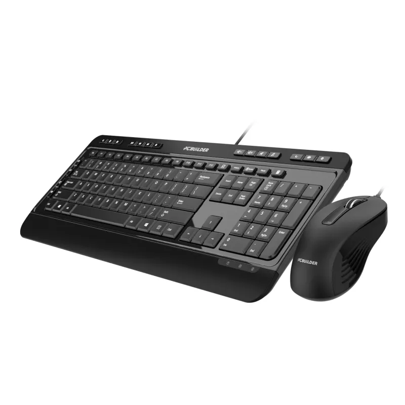 PCBuilder ALPHA Silent belaidžio klaviatūros ir pelės rinkinys