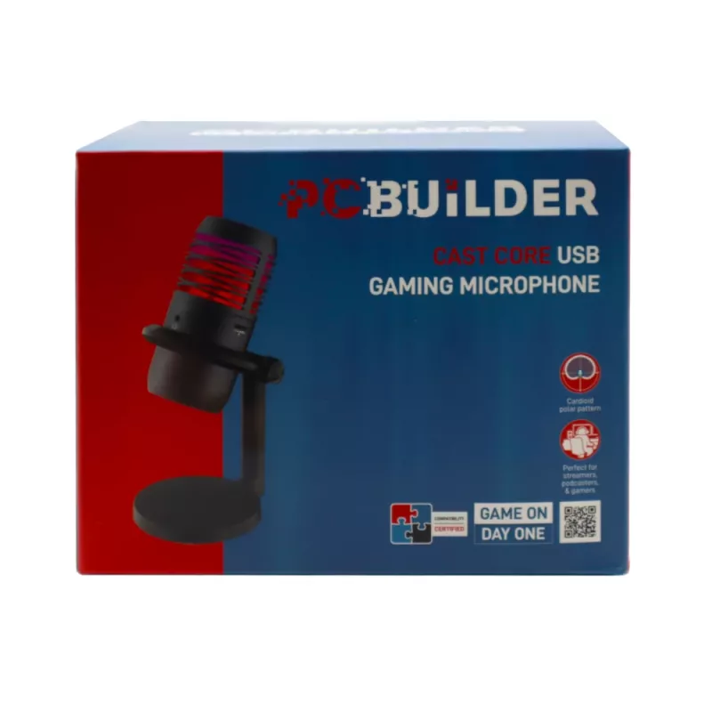 PCBuilder CAST CORE USB žaidimų mikrofonas