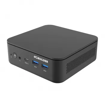 PCBuilder CUBE Intel Core 3-100U 12GB DDR5 512GB Windows 11 Home mini kompiuteris