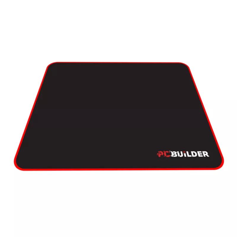 PCBuilder TRACK Small pelėdė – audinio paviršius, susiūti kraštai, neslystanti guminė bazė, 3 mm storio, juoda