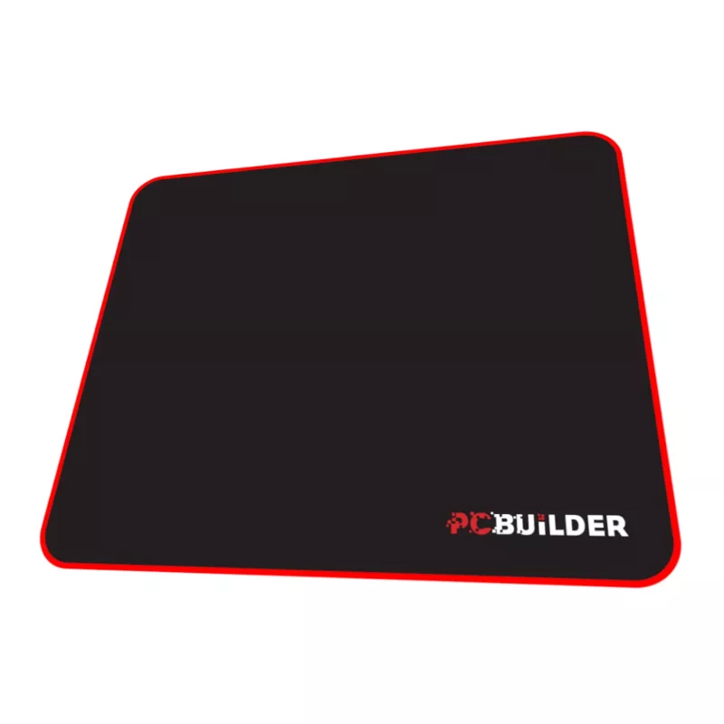 PCBuilder TRACK Small pelėdė – audinio paviršius, susiūti kraštai, neslystanti guminė bazė, 3 mm storio, juoda