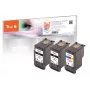 „Peach 321036“ aukštos išeigos (XL) rašalo kasečių rinkinys (3 vnt.) Canon spausdintuvams