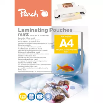 Peach S-PP525-22 Transparent Matt A4 0.125 mm 216 mm 303 mm
