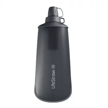 PEAK PERFORMANCE Peak Squeeze Filter Bottle 650ml Dark Grey
