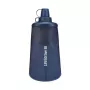 PEAK PERFORMANCE Peak Squeeze Filter Bottle 650ml Mountain Blue LIFESTRAW