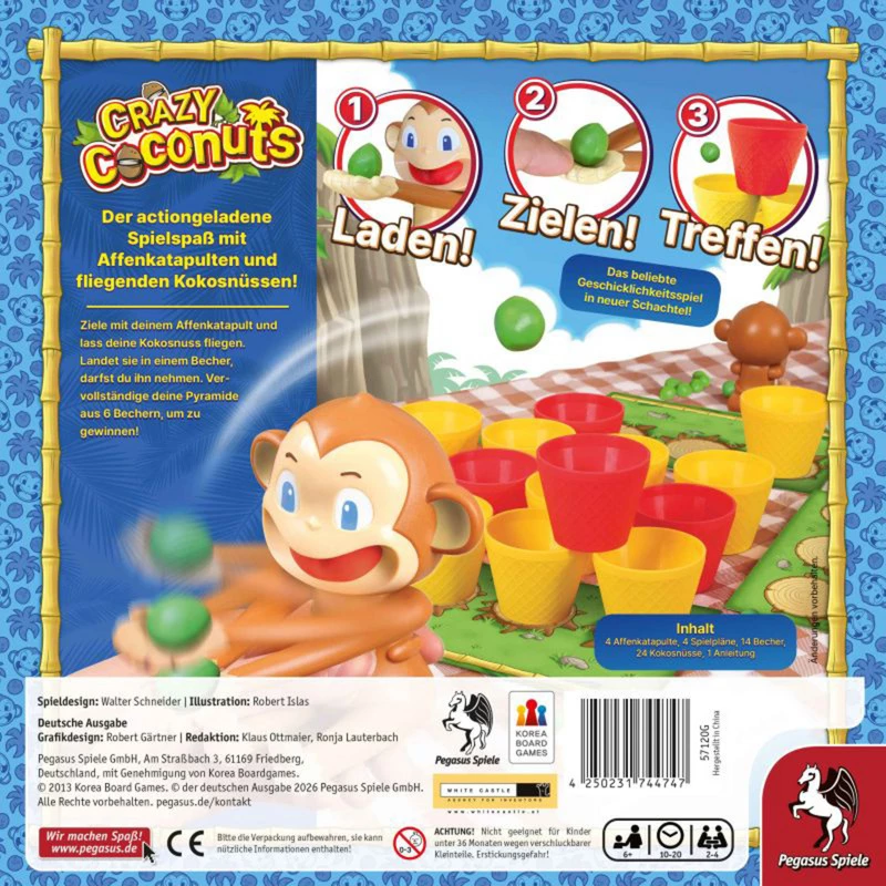 Crazy Coconuts žaidimas, Pegasus Spiele
