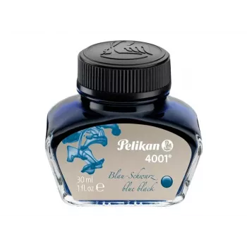 Pelikan 4001 flomasterio rašalas, mėlynai juodas, 30 ml stiklinis buteliukas 301028