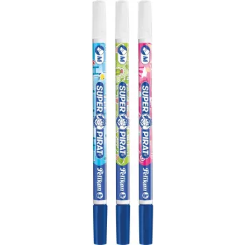 Pelikan 603225 flomasteris, vidutinis, mėlynas, 3 vnt. rinkinys