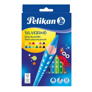 Pelikan 700627 spalvoti pieštukai - 12 vnt. rinkinys, įvairių spalvų