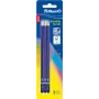 Pelikan 978783 2B šešiakampis grafitinis pieštukas, mėlynas, FSC sertifikuota mediena, Vokietija, lizdinė pakuotė