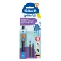 Pelikan griffix Neon Black kairiarankiams skirtas flomasteris-rašiklis - rožinis 821018