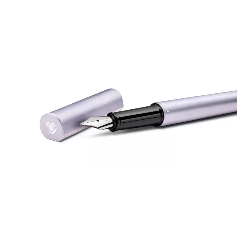 Pelikan Ineo Elements rašiklis su plunksnele, levandų kvapo, matinis anoduotas aliuminis, poliruotas nerūdijančio plieno plunksna M 300009908