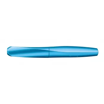 Pelikan Souverän K200 Twist-Action Ballpoint Pen - Marbled Blue - Gold Trim - Medium Point - Refillable - Made in Germany