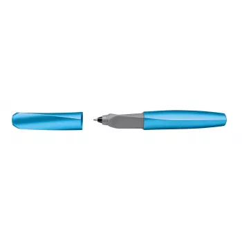 Pelikan Souverän K200 Twist-Action Ballpoint Pen - Marbled Blue - Gold Trim - Medium Point - Refillable - Made in Germany