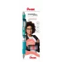 Pentel 4 EnerGel BL77 gelinių rašiklių rinkinys (turquoise, grey, pink, purple) 0,35 mm