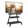Perlegear PGFS08-US Full Motion TV laikiklis 43–80 colių televizoriams, dvigubos šarnyrinės rankos, 60 kg keliamoji galia, juodas