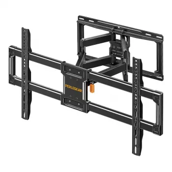 Perlegear PGLF12-EU pilno judesio TV laikiklis sieniniam montavimui, 42–82 colių, 60 kg talpa, juodas