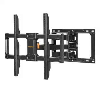 Perlegear PGLF12-EU pilno judesio TV laikiklis sieniniam montavimui, 42–82 colių, 60 kg talpa, juodas