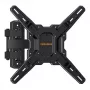 PERLEGEAR PGMF3 Fiksuotas TV laikiklis sienai 26-60 colių, 45 kg talpa, VESA 75x75 iki 400x400, itin plonas 25 mm profilis, juodas