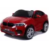 PETMEX baterijomis varomas automobilis naujas BMW X6M visureigis LED šviesos MP3 raudonas lakuotas