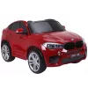 PETMEX baterijomis varomas automobilis naujas BMW X6M visureigis LED šviesos MP3 raudonas lakuotas