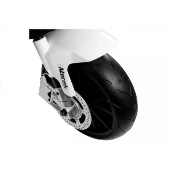 PETMEX BMW S1000RR vaikiškas motociklas su baterija, juodas triciklis