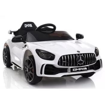 PETMEX Mercedes-AMG GTR 12V vaikiškas elektromobilis - Baltas