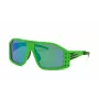Philipp Plein vyriški akiniai nuo saulės SSP002-6195GV Pilot/Aviator juodas acetatas pilkas gradientas UV400