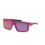 Philipp Plein vyriški akiniai nuo saulės SSP009-586YLP – juodi su aukso spalvos akcentais, kvadratinis acetatinis rėmelis, pilki UV400 lęšiai 58/18/135 mm