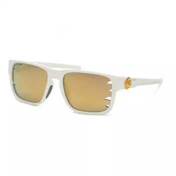 Philipp Plein Sport vyriški akiniai nuo saulės SSP004-575WWG – juodas rėmelis, pilki lęšiai, 57 mm