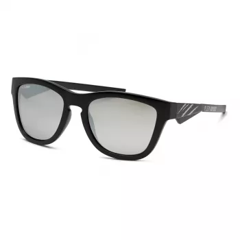 Philipp Plein Sport vyriški akiniai nuo saulės SSP008-54Z42P – juodas acetato ir metalo rėmelis, poliarizuoti pilki lęšiai, UV400 apsauga, 54 mm lęšio plotis