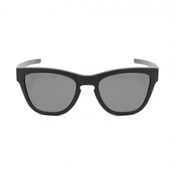Philipp Plein Sport SSP008-54U28P Vyrų poliarizuoti stačiakampiai akiniai nuo saulės, juodi/pilki, 54/18/135 mm