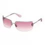 Philipp Plein SPP027V950A39 Moteriški kvadratiniai akiniai nuo saulės – juodas acetatinis rėmelis, pilki lęšiai, 95 mm