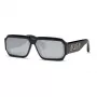 PHILIPP PLEIN SPP150-670700 Vyriški Akiniai Nuo Saulės, Juodas Acetato Rėmelis, Tamsiai Pilki Lęšiai, 67/11/145 mm