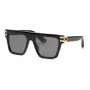 PHILIPP PLEIN Unisex Sunglasses SPP108M560700 - Juodas rėmelis, pilki lęšiai, 56 mm